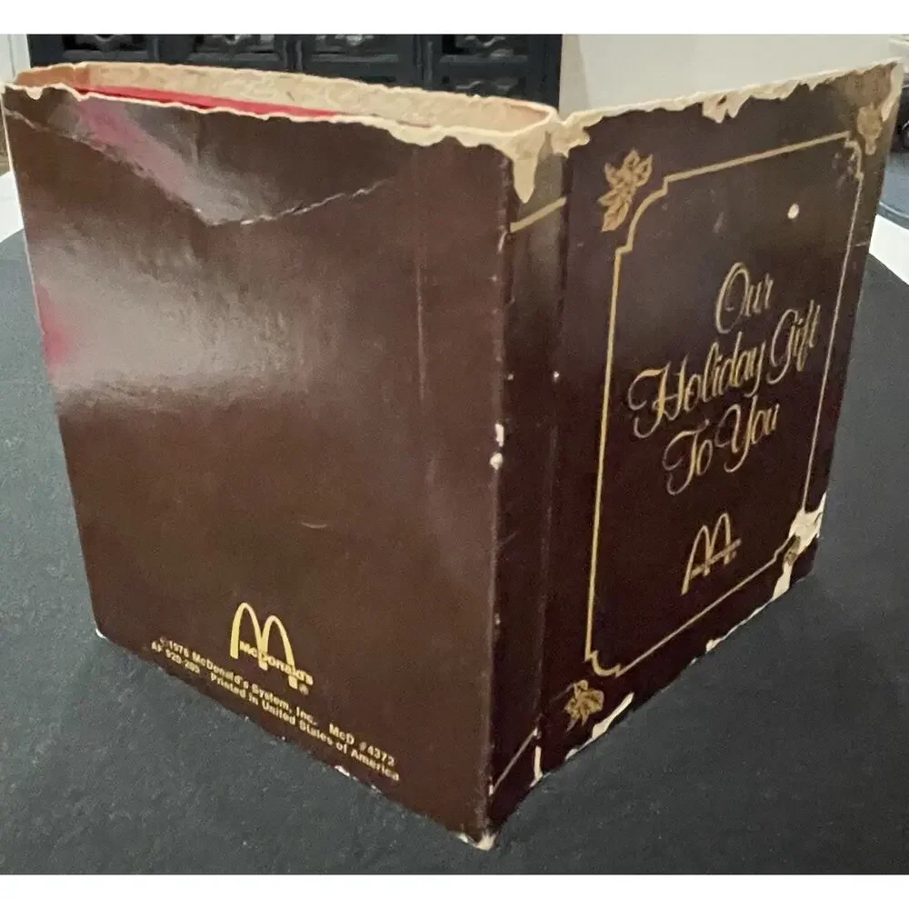 Vintage‎ 1978 McDonalds Christmas Ornament in Original Box. 